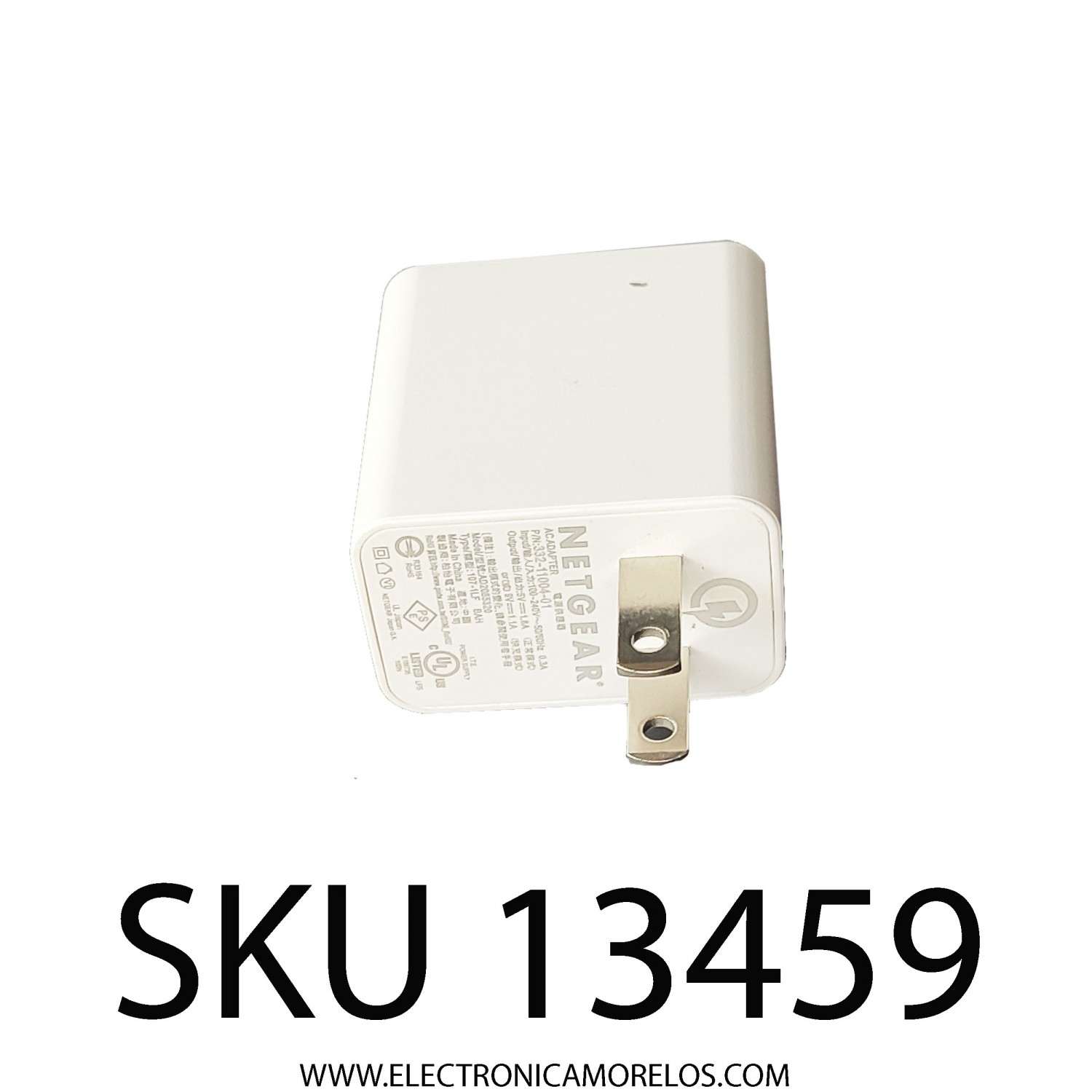 ADAPTADOR AC ARLO / NUMERO DE PARTE AD2085320 / SALIDA 5VCD  -  1.8A / SALIDA 9VCD - 1.1A / 332-11004-01 / 332-50033-02 / 332-50033-01	